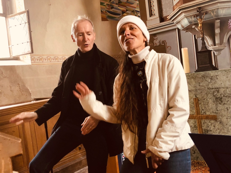 Konzert God – spell im April 2024 in der Dorfkirche Grenz