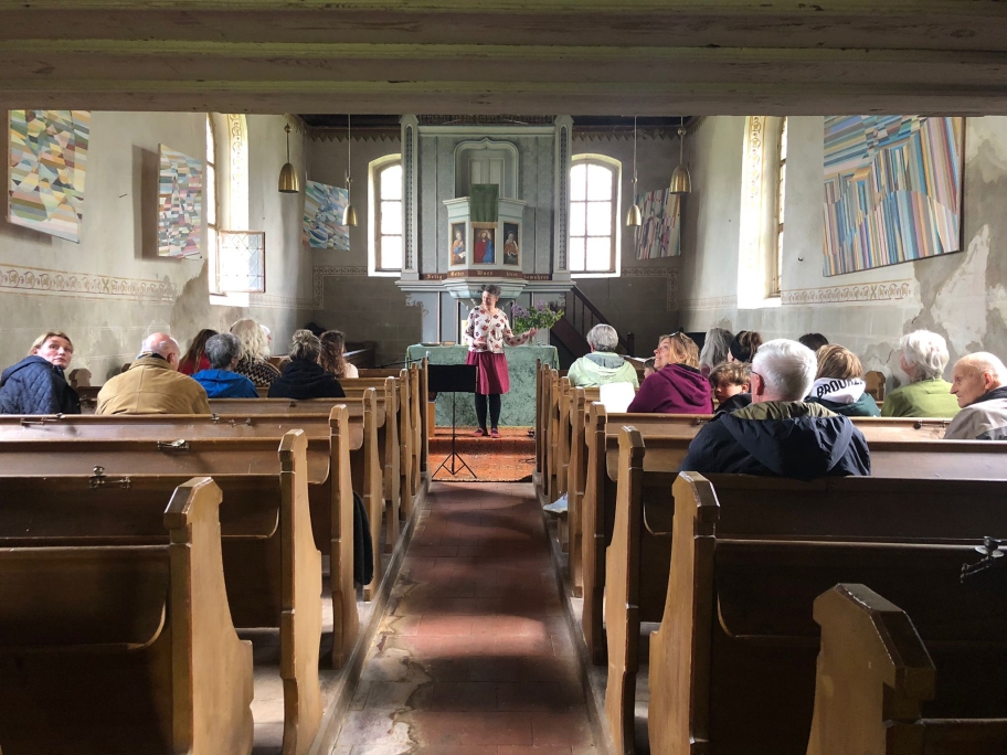 Konzert God – spell im April 2024 in der Dorfkirche Grenz