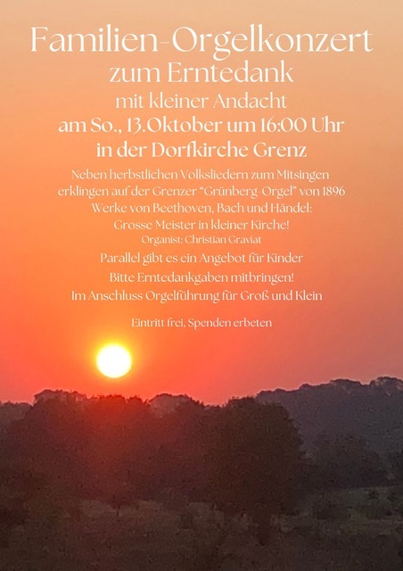 Familien-Orgel-Konzert zu Erntedank 24